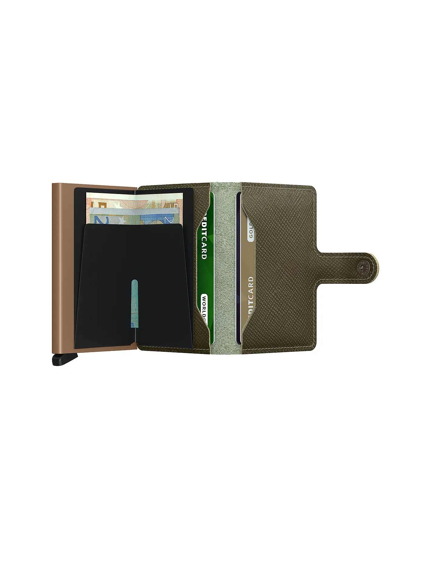 SECRID | Geldbörse - Miniwallet Saffiano Olive | 